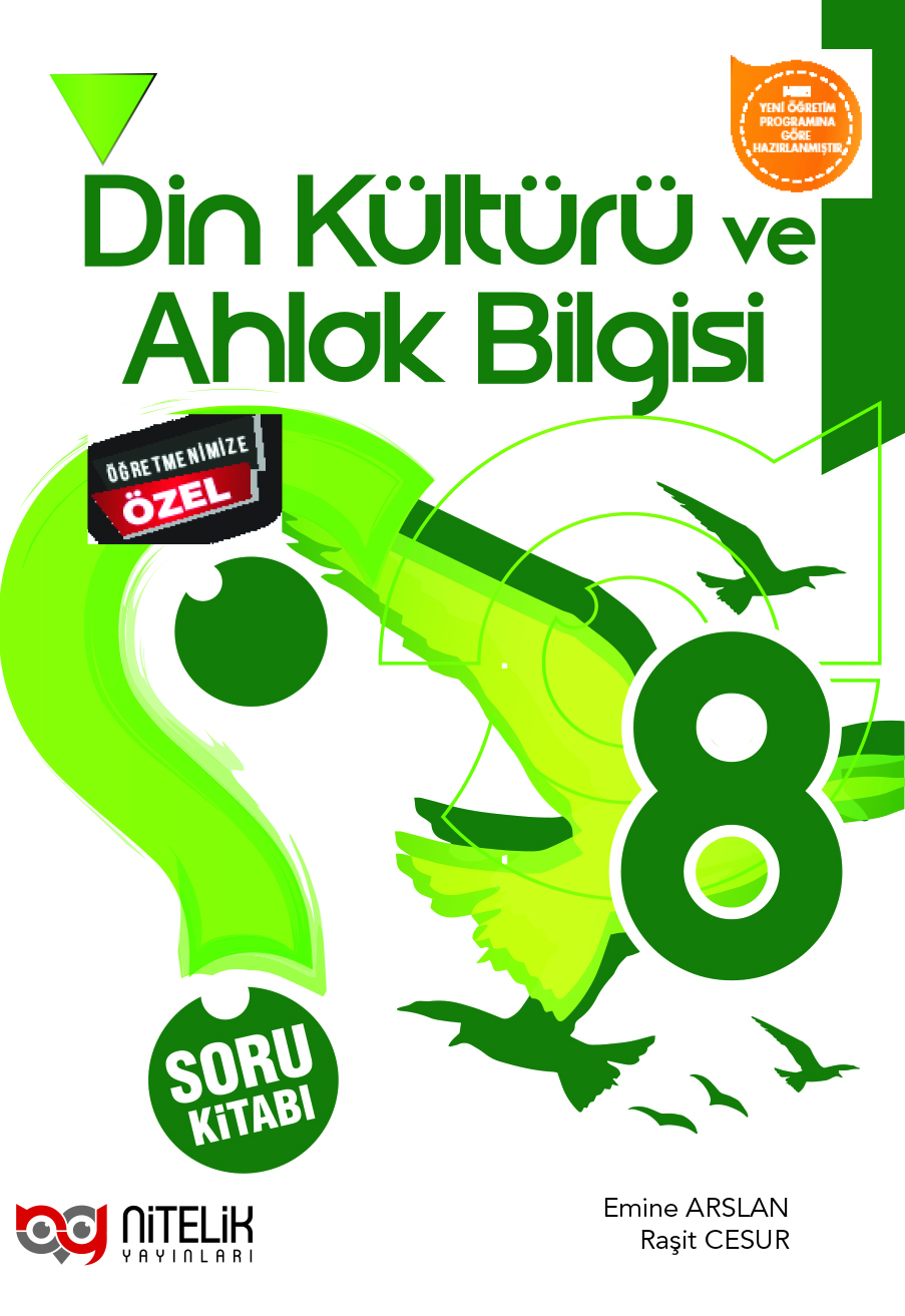 8. Sınıf Din Kültürü ve Ahlak Bilgisi Soru Kitabı kapak görseli